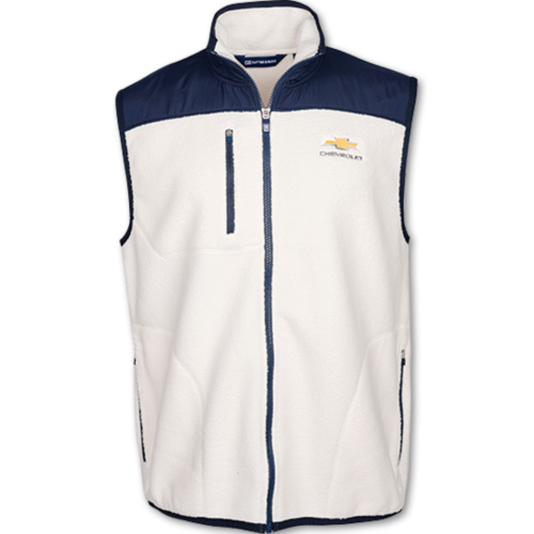 Gold Bowtie Cutter & Buck Eco Fleece Vest