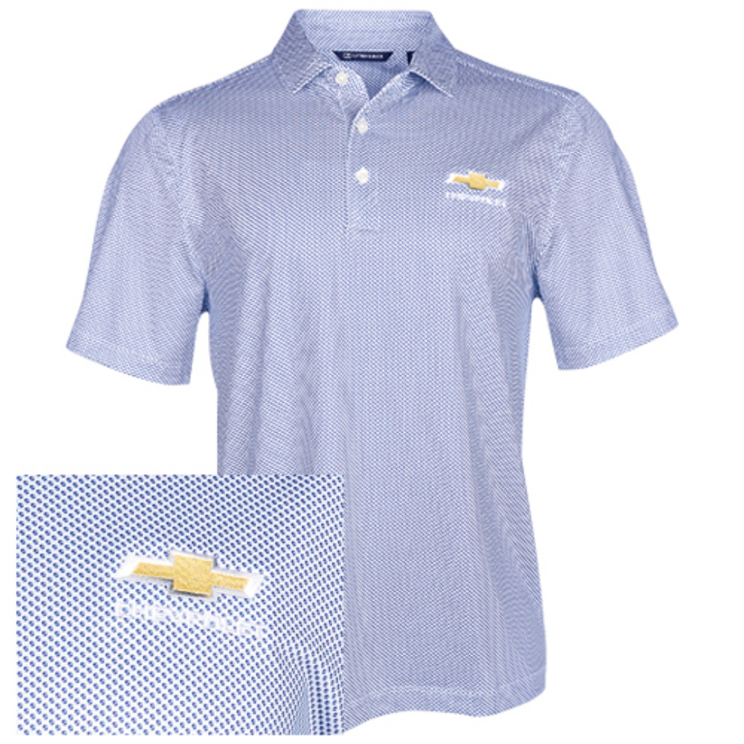 Gold Bowtie Cutter & Buck Recycled Stretch Polo