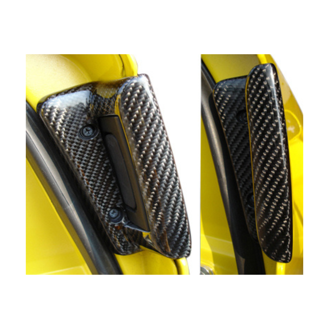 C6 2005-2013 Corvette Hydro Carbon Fiber Door Handles - CA