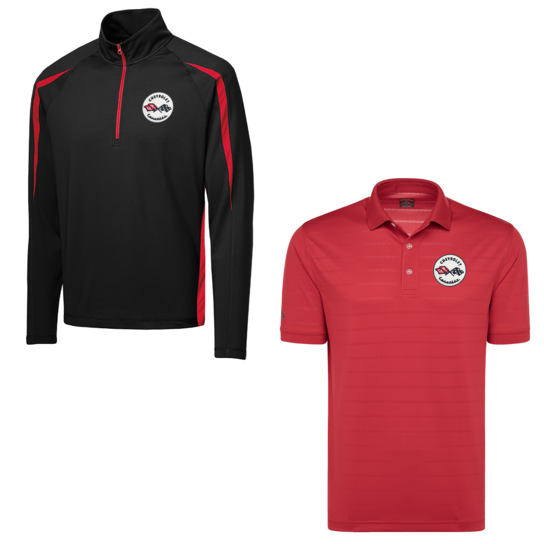 C1 Men's Corvette Stretch Half Zip Pullover & Callaway Opti-Vent