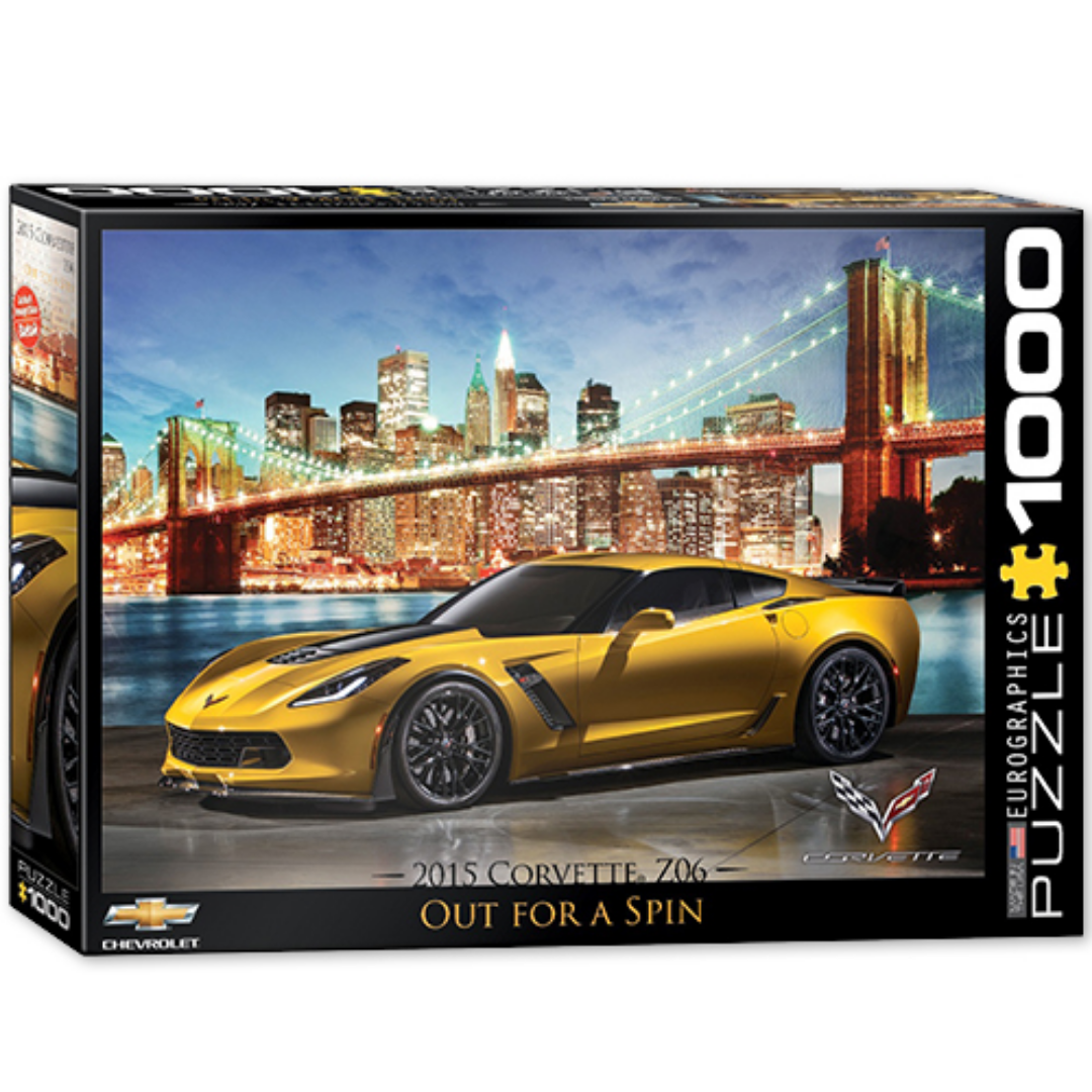C7 Corvette Out for a Spin – 1000-Piece Puzzle