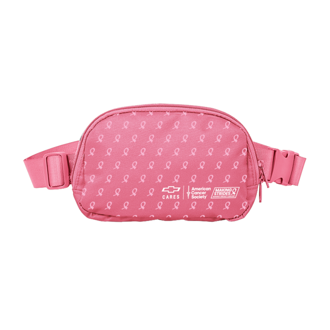 Pink Chevy Cares Canvas Belt Bag Fanny Pack