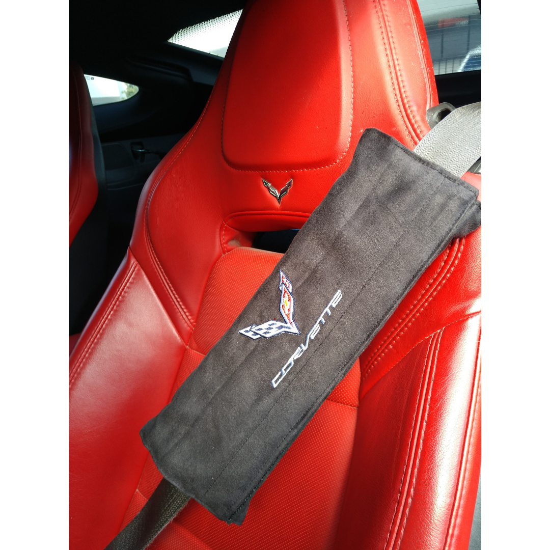 C7 Corvette Seat Armour Seat Belt Cushion - Set of 2