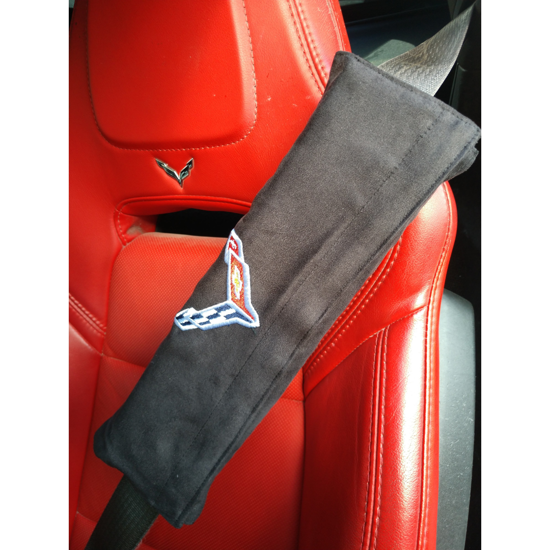 C8 Corvette Seat Armour Seat Belt Cushion - Set of 2