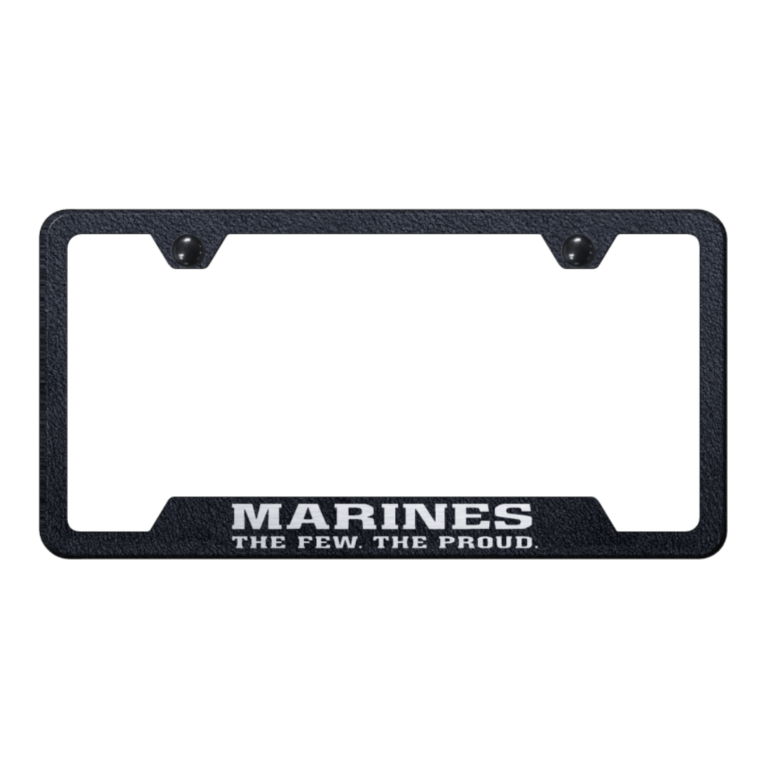 the-few-the-proud-cut-out-frame-laser-etched-rugged-black-40684-corvette-store-online