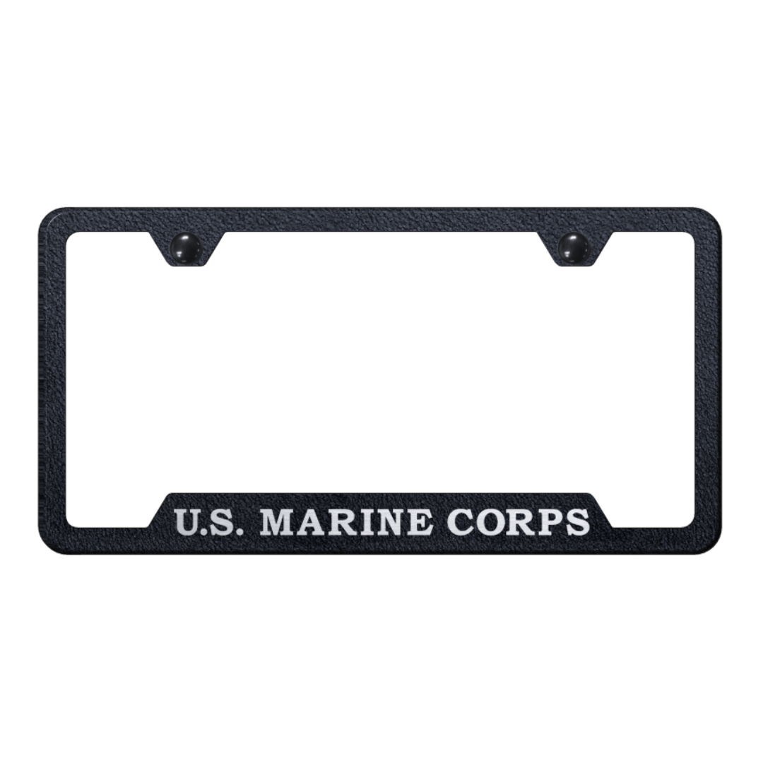 u-s-m-c-script-cut-out-frame-laser-etched-rugged-black-40587-corvette-store-online