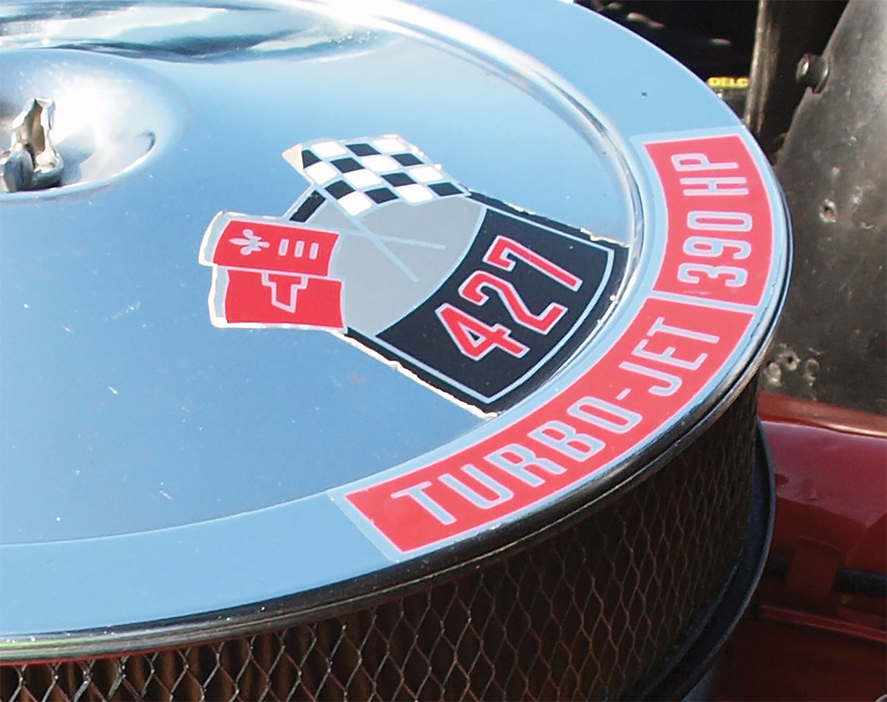 1966-1969 Corvette Decals Air Cleaner 427/390 - CA