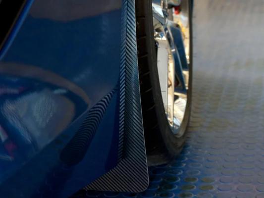 C7 Corvette Z06 4Pc Carbon Fiber Wrapped Mud Guards