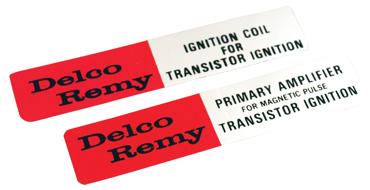 1964-1972 Corvette Decals Transistor Ignition - CA