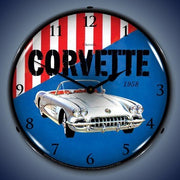 1958-corvette-lighted-wall-clock