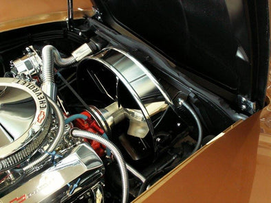 1972 C3 Corvette Engine Fan Shroud Cover - Polished Stainless Steel
