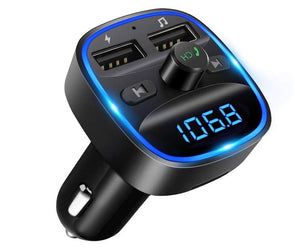 Bluetooth-FM-Transmitter-Stereo-Radio-Car-Kit-w/Dual-USB-Interface-201537-Corvette-Store-Online