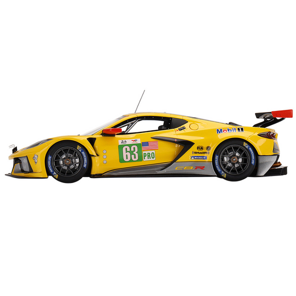 2022 Corvette C8.R #63 Corvette Racing 24 Hours of Le Mans 1/18 Model Car by Top Speed