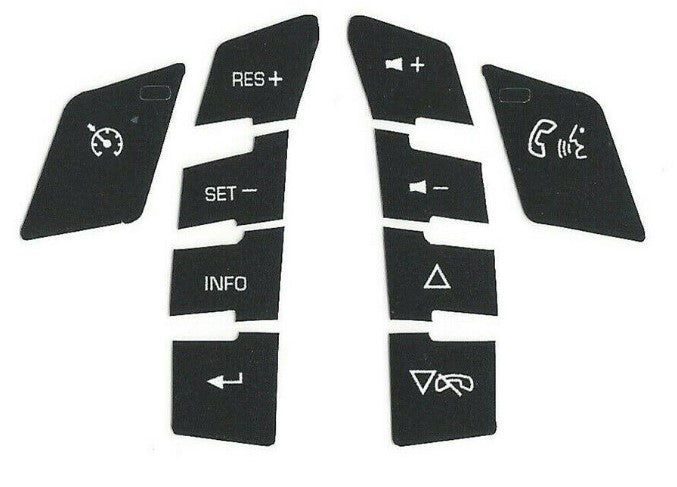 Steering-Wheel-Button-Repair-Decal-Set---10pc-205544-Corvette-Store-Online