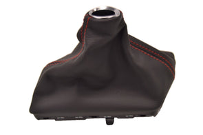 Leather-Shift-Boot---Auto---Black-W/Silver-Stitching-207350-Corvette-Store-Online