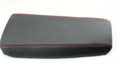 Leather-Armrest-Cover---Black-W/Millennium-Yellow-Stitch-&-6/8in-Padding-207571-Corvette-Store-Online