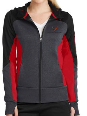 Ladies-Knit-Hooded-Jacket---Small-209776-Corvette-Store-Online