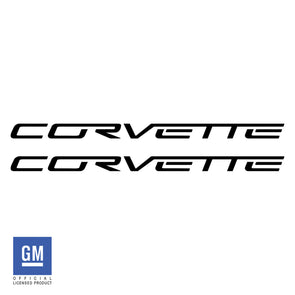 Headlight-Vinyl-Decals---Corvette-Script---Gloss-Black-211581-Corvette-Store-Online