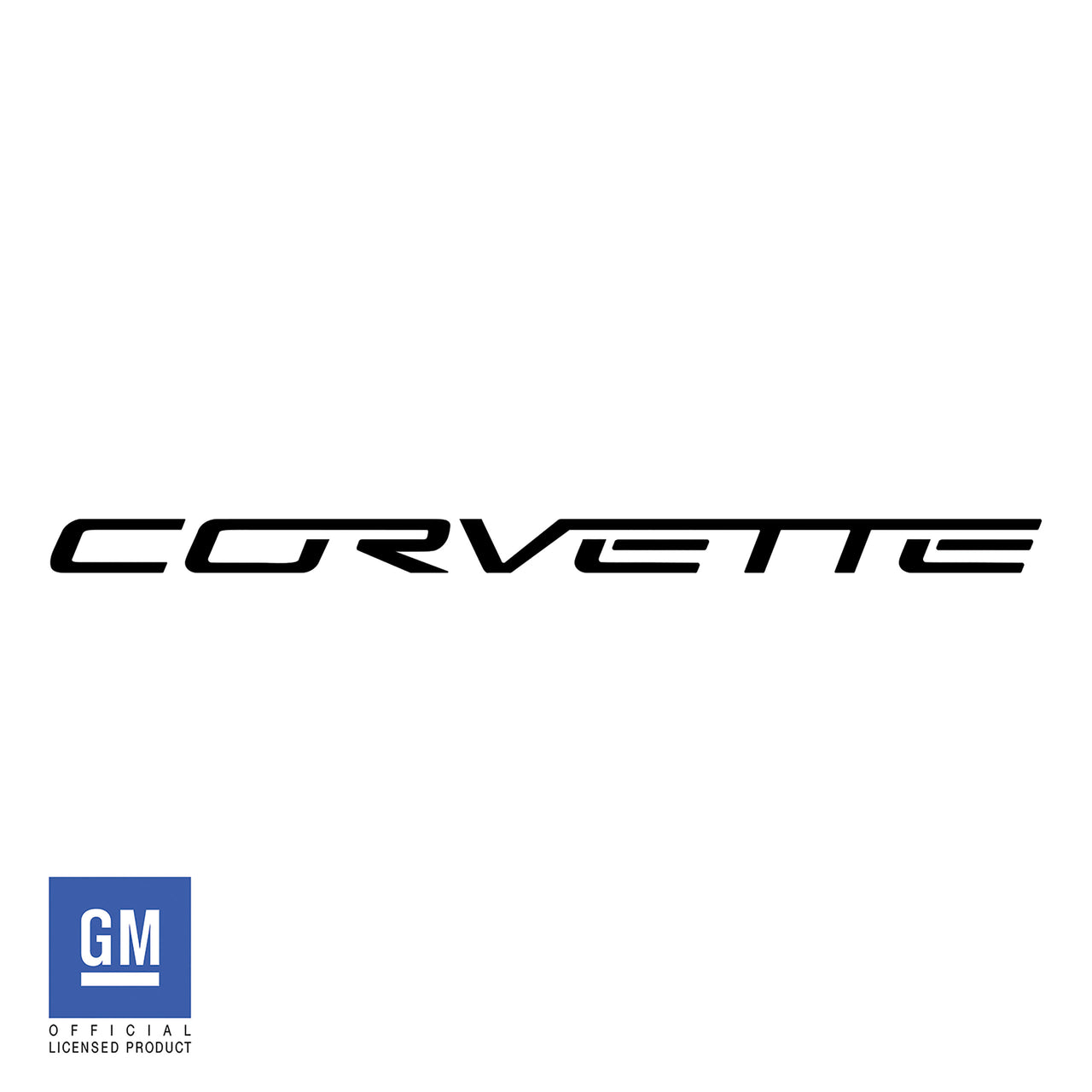 Dash-Air-Bag-Vinyl-Lettering-Kit---Gloss-Black-211605-Corvette-Store-Online