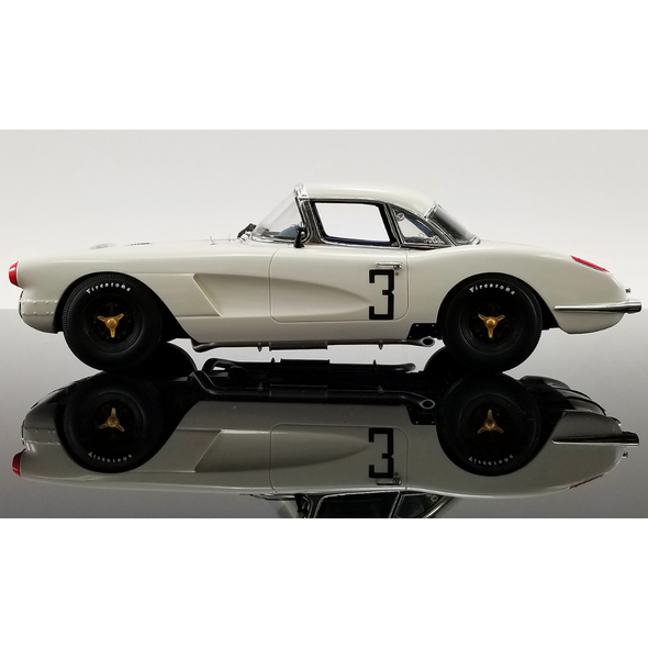 #3 Cunningham 1960 Chevrolet Corvette 24 Hours of Le Mans Class Champion 1/18 Resin Model Car