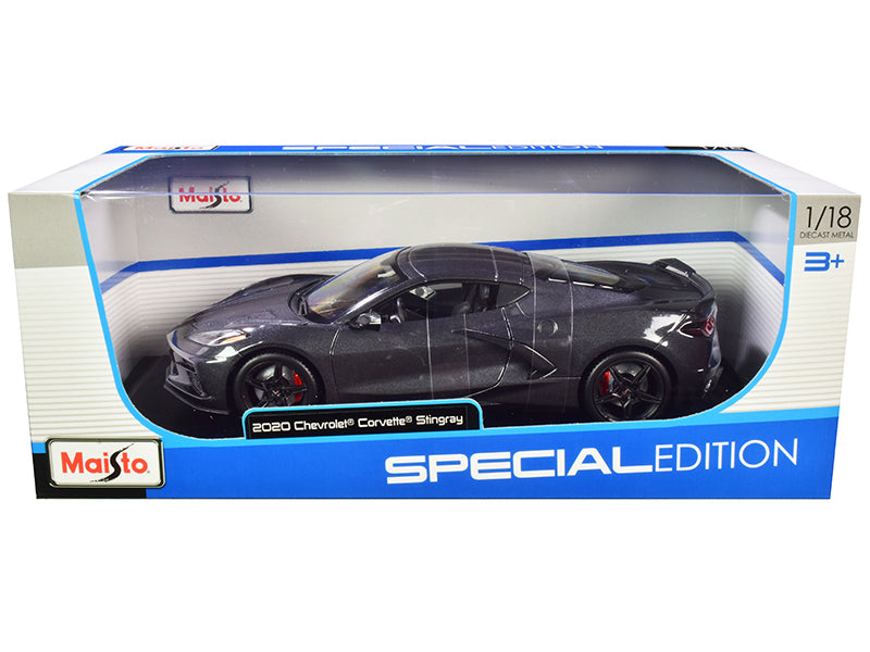 2020 Corvette Stingray C8 Dark Gray Diecast | Corvette Store Online