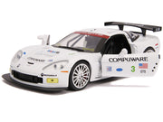 2005-corvette-c6-r-3-olivier-beretta-white-bigtime-muscle-1-24-diecast