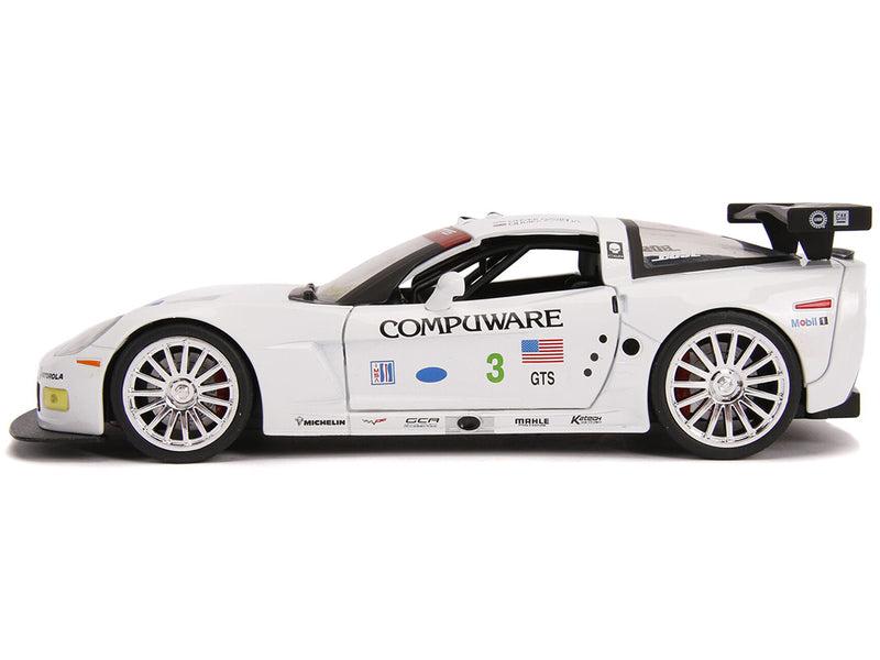 2005-corvette-c6-r-3-olivier-beretta-white-bigtime-muscle-1-24-diecast