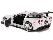 2005-corvette-c6-r-3-olivier-beretta-white-bigtime-muscle-1-24-diecast