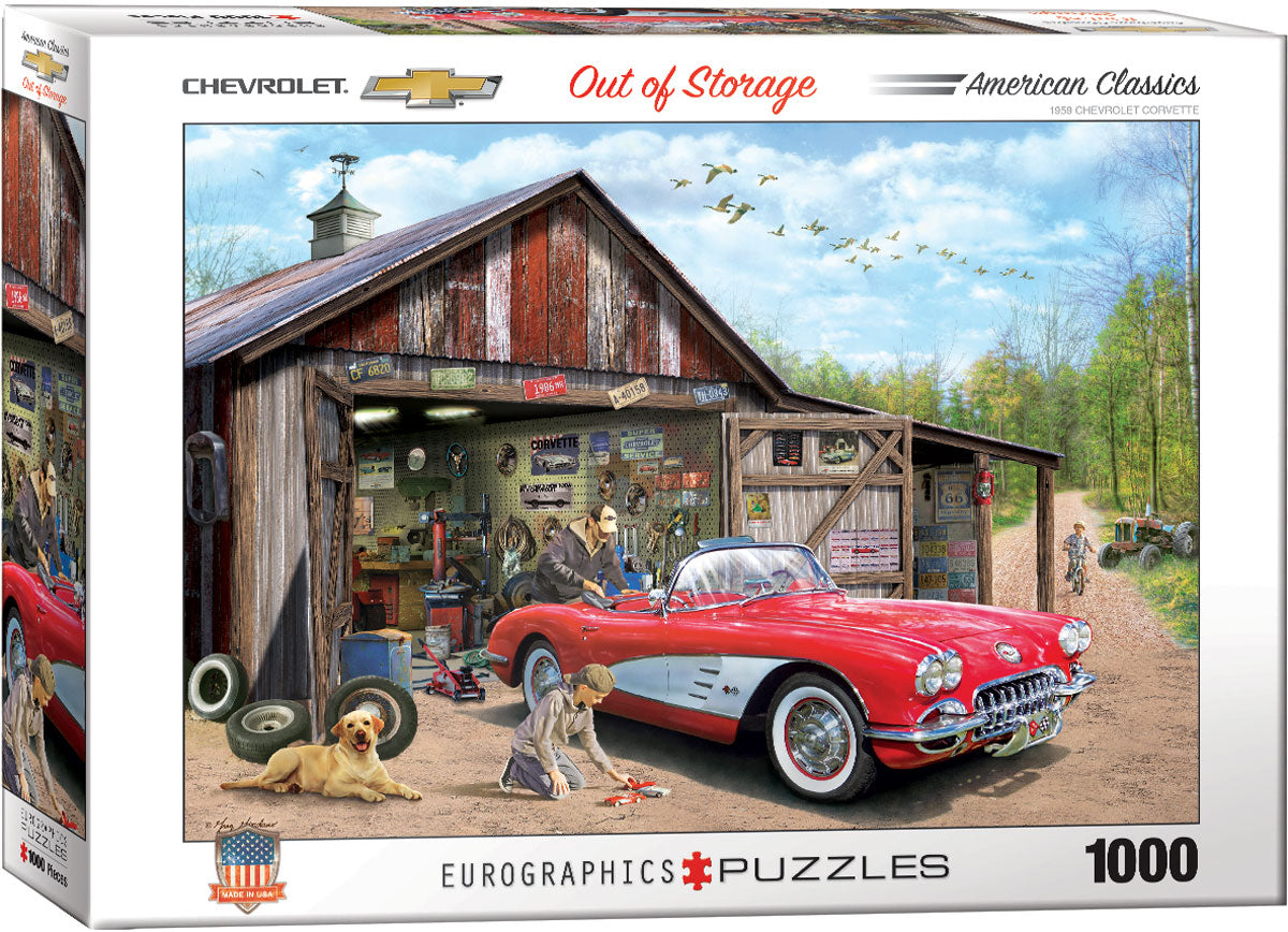 C1 1959 Corvette Out of Storage Puzzle | Corvette Store Online