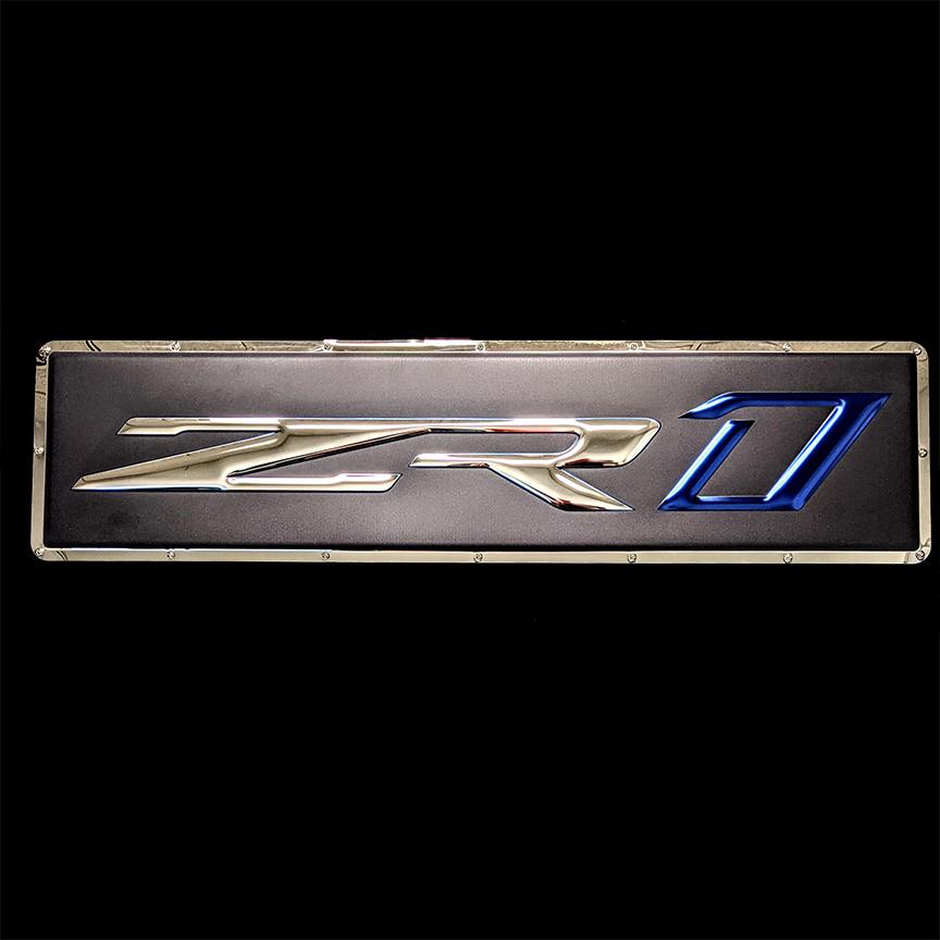 Corvette C7 ZR1 Metal Sign | Corvette Store Online