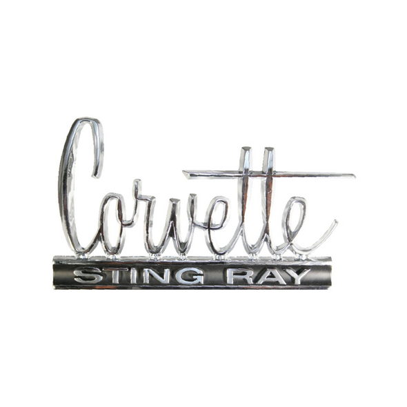 c2-corvette-stingray-emblem-steel-sign-1966-1967
