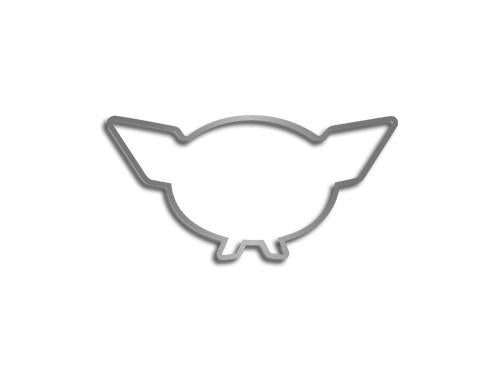 C5 Corvette Convertible Waterfall Emblem Trim - Polished Stainless Steel