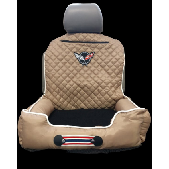 C5 Corvette Crossed Flags Pet Bed And Seat Cover