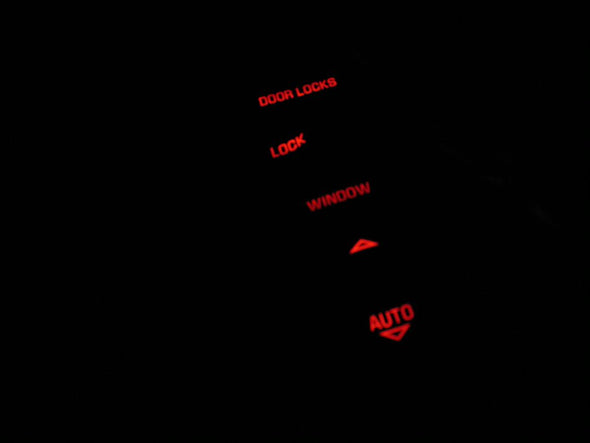 C5 Corvette Window Switch LED Lighting Kit