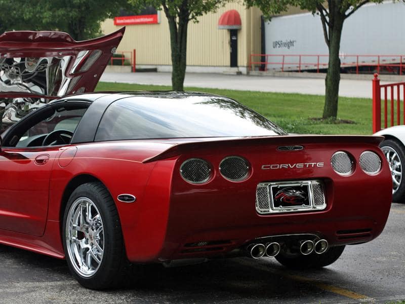 C5 Corvette Rear Bumper Letter Set | Polished Stainless Steel | 1997-2004