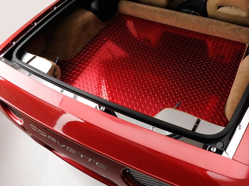 C5 Corvette Rear Hatch Catch Plate 2Pc Brushed Stainless Steel