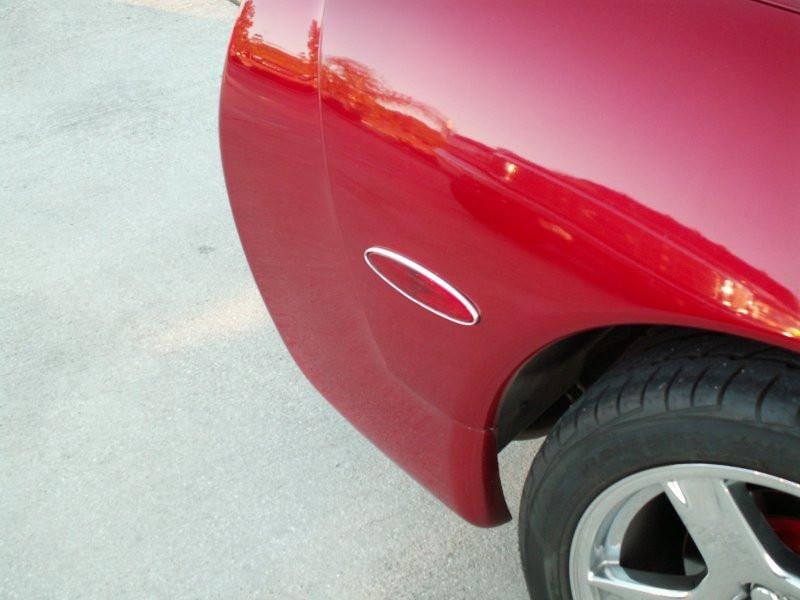 C5 Corvette Rear Side Marker Trim | 2pc | Chrome Molding