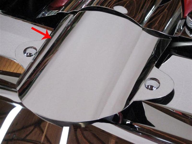 C6 Corvette Air Tube Cover - Polished Stainless Steel (2005-2007)