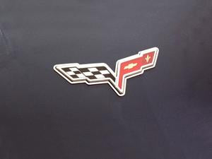 C6 Corvette Emblem Rings | Polished  | 2 pc | 2005-2013