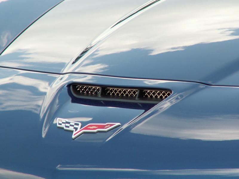 C6 Corvette Z06 / ZR1 / Grand Sport | Hood Vent Grilles | Laser Mesh | Polished Stainless Steel