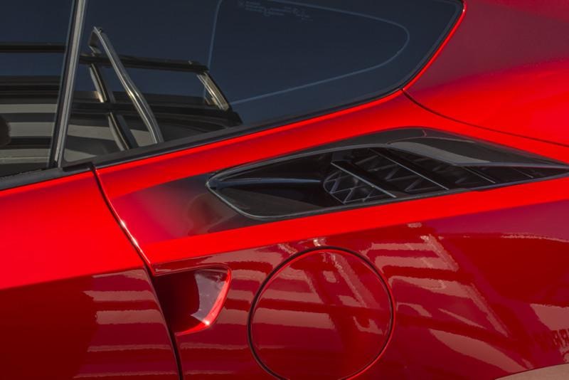 C7 Corvette Stingray Rear Quarter Vent Sport Fade Graphic