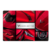 c8-corvette-collage-metal-print-sign