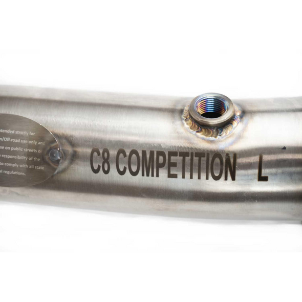 C8 Corvette Stingray Catalytic Converter Bypass Pipes (Track Use)