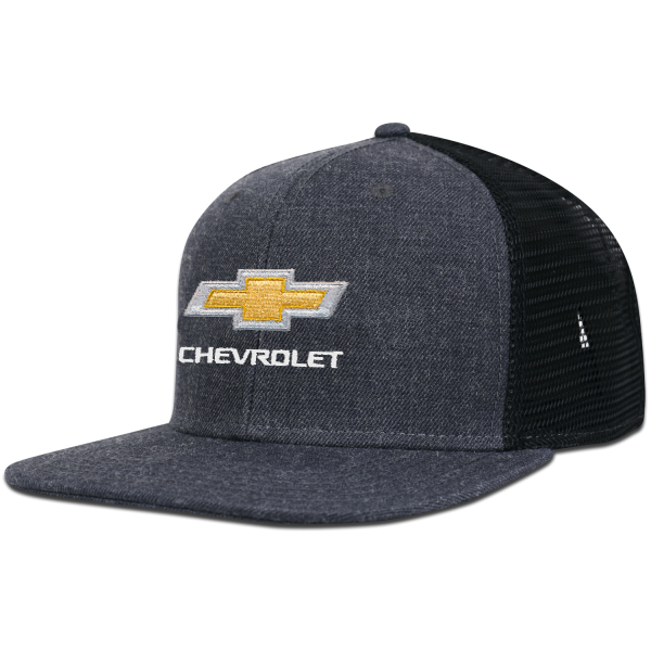 Chevy Gold Bowtie Flat Bill Trucker Hat / Cap | Corvette  display picture 1