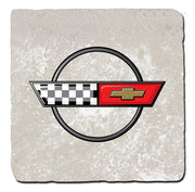 corvette-c4-crossflag-stone-coaster