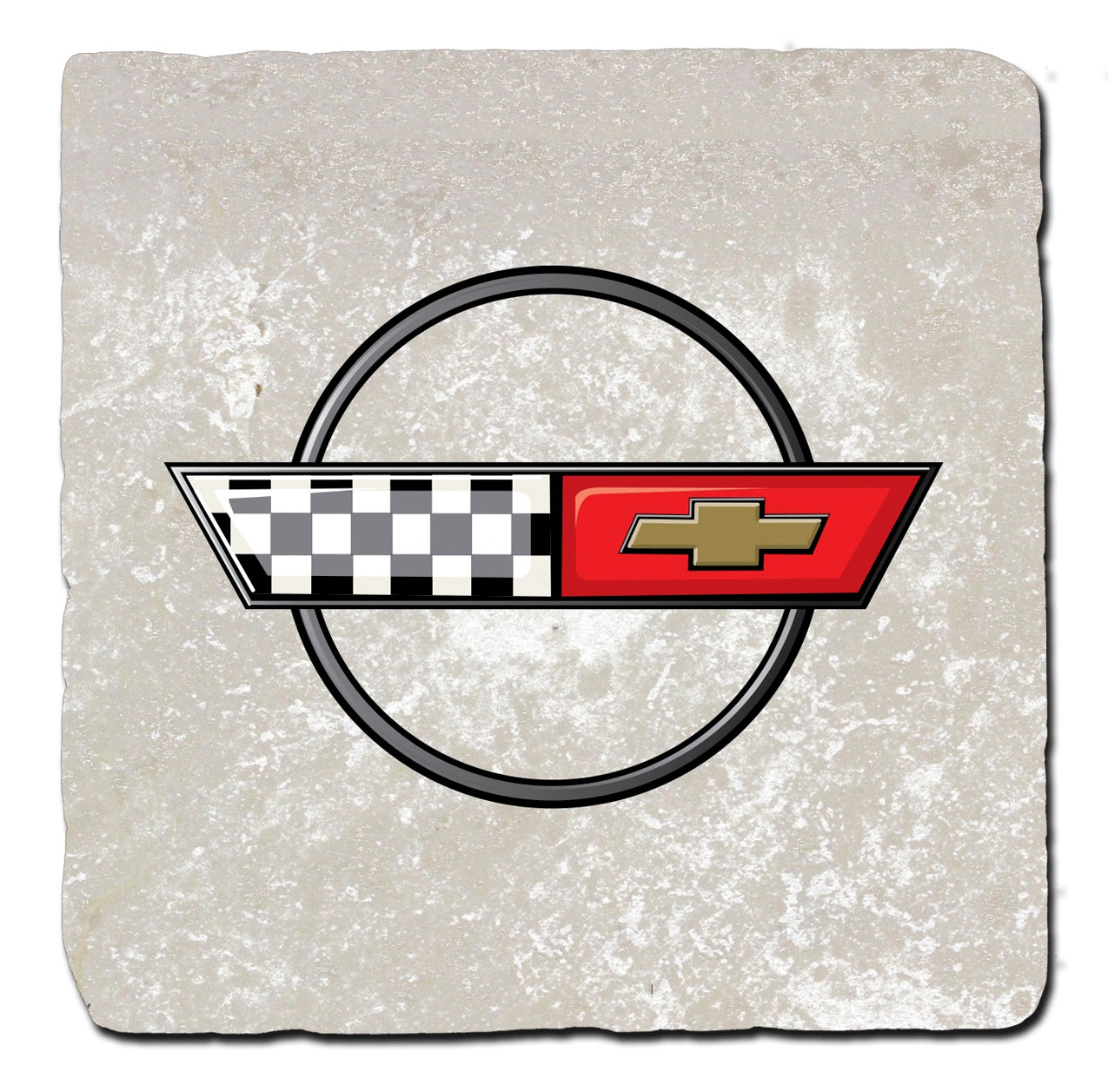 corvette-c4-crossed-flags-stone-coaster-bundle-set-of-4