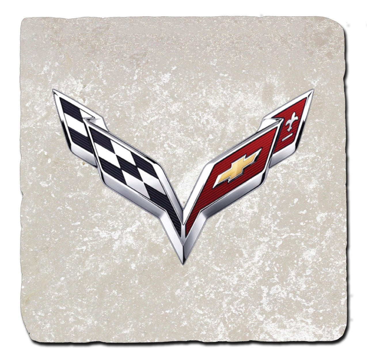 corvette-c7-crossflag-stone-coaster