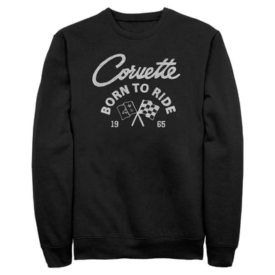 corvette-born-to-ride-mens-fleece-sweatshirt