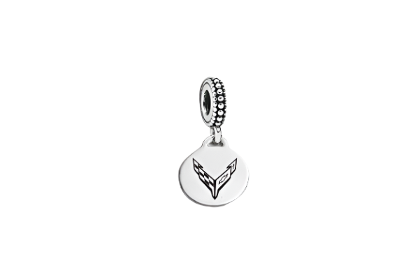 C8 Corvette Next Generation Pandora-Style Dangle Bead - [Corvette Store Online]