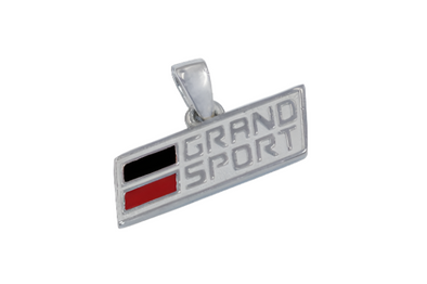 C7 Corvette Grand Sport Pendant - Sterling Silver - [Corvette Store Online]
